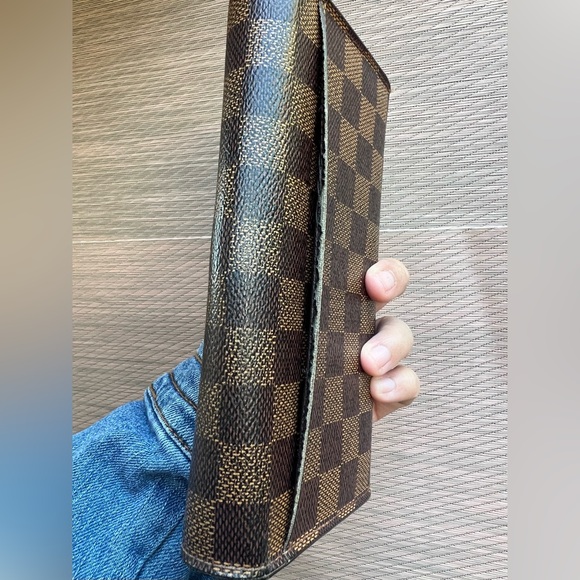 SOLD Authentic Damier Ebene Louis Vuitton Long Wallet #5 - Picture 10 of 16